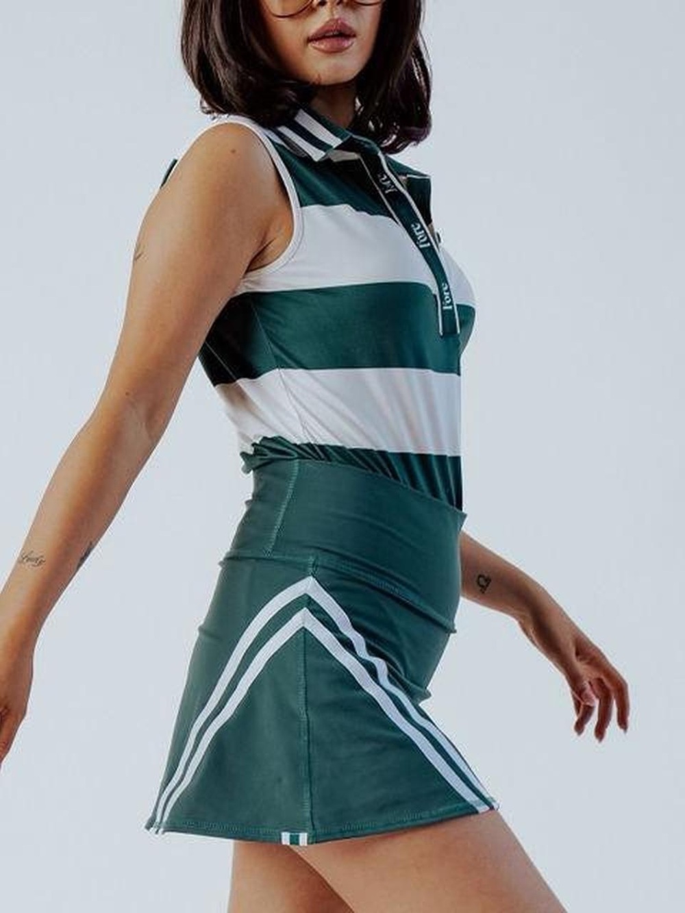 Fore All George Golf Mini Skirt Skort in Forest Green - S - Picture 4 of 8